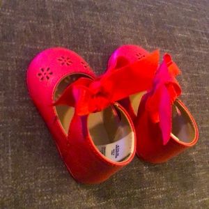 Cute Red Baby Girl Shoes